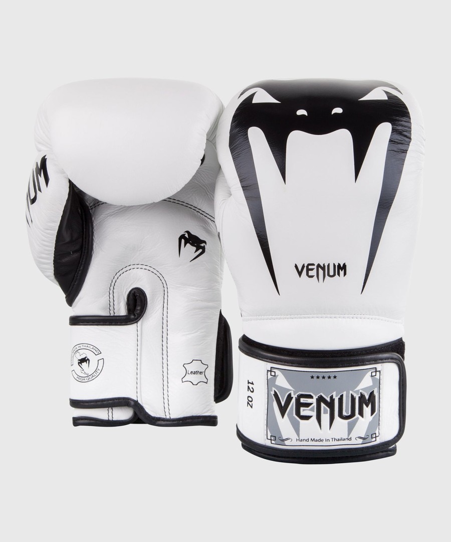 venum giant 3.0 boksehandsker - nappa læder - hvid