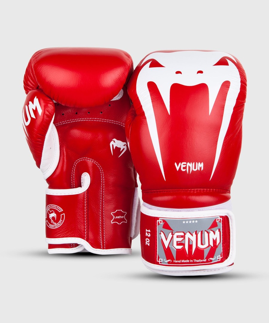 venum giant 3.0 boksehandsker - nappa læder - rød