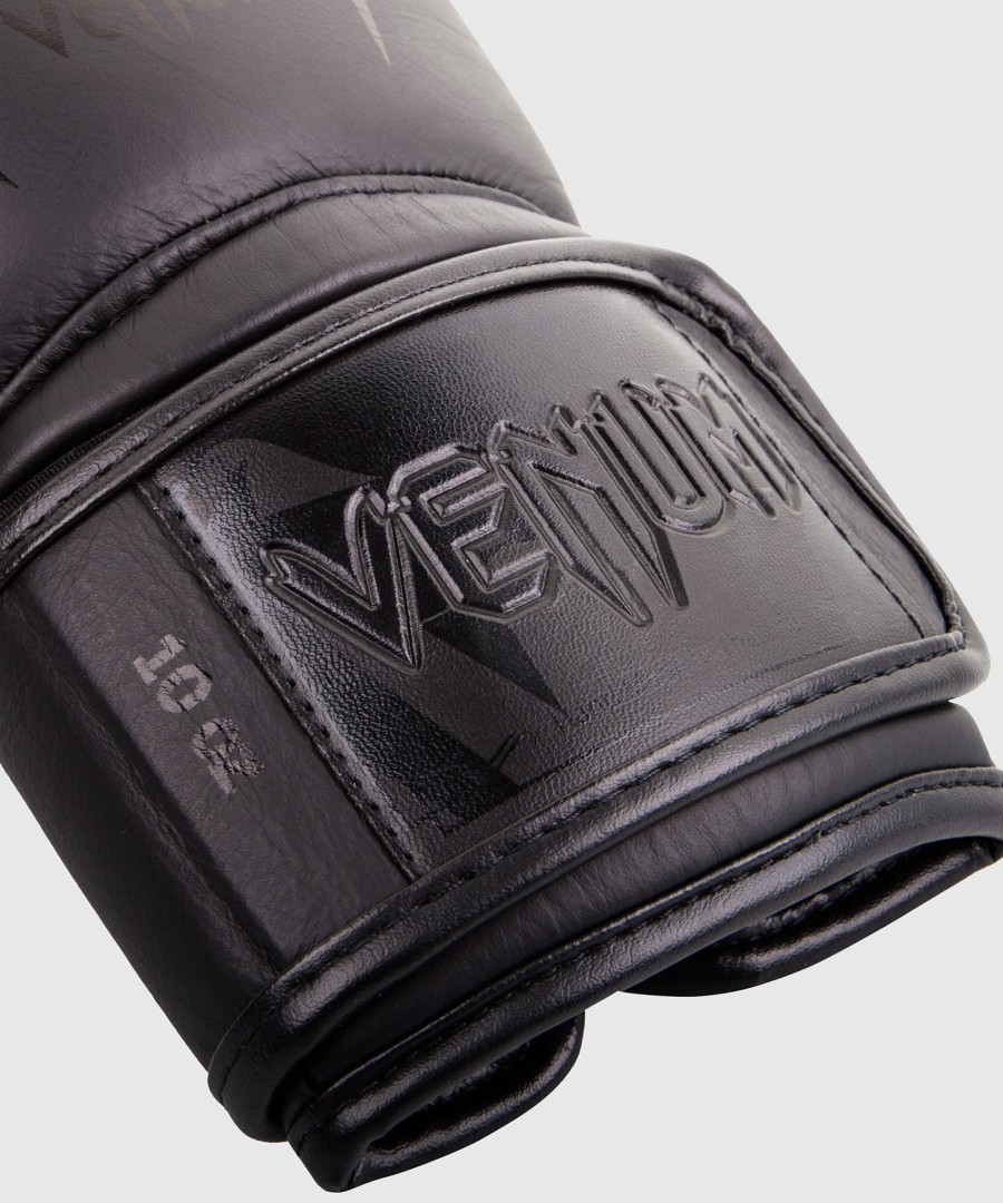 venum giant 3.0 boksehandsker - nappa læder - sortsort