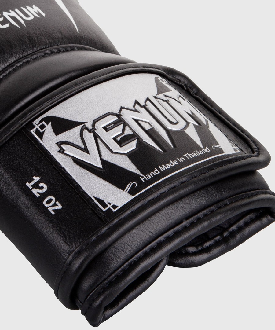 venum giant 3.0 boksehandsker - nappa læder - sortsølv