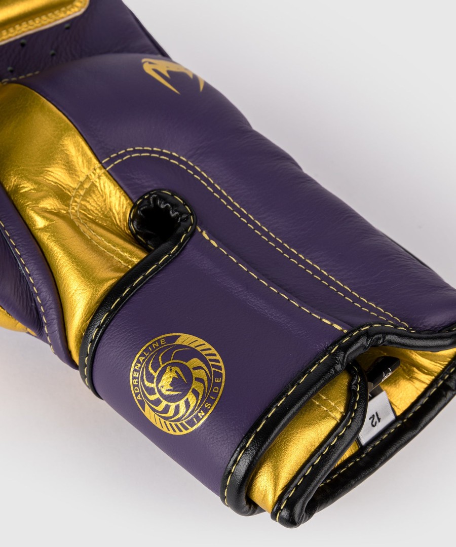 venum giant 3.0 boksehandsker - mørkelillaguld - specialudgave