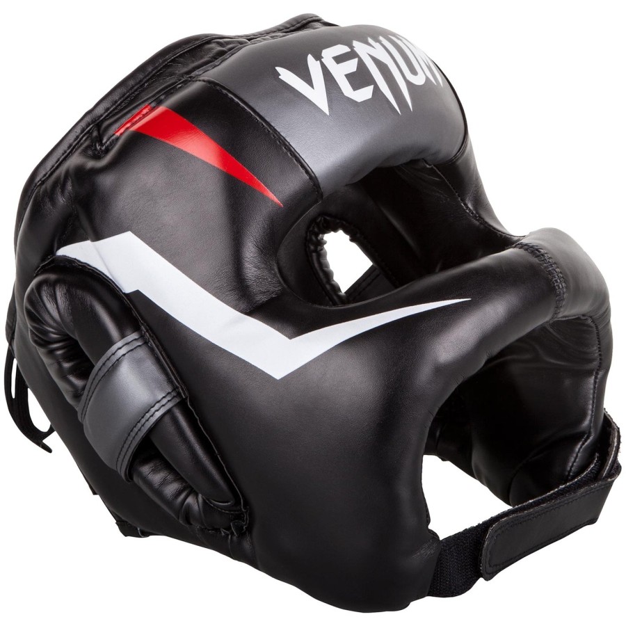 venum elite iron-hovedbeklædning - sort