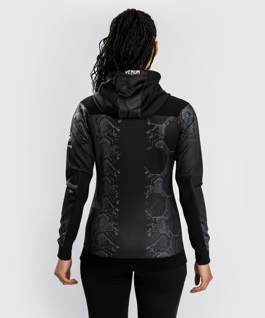 ufc adrenaline by venum authentic fight night womens walkout-hættetrøje - sort