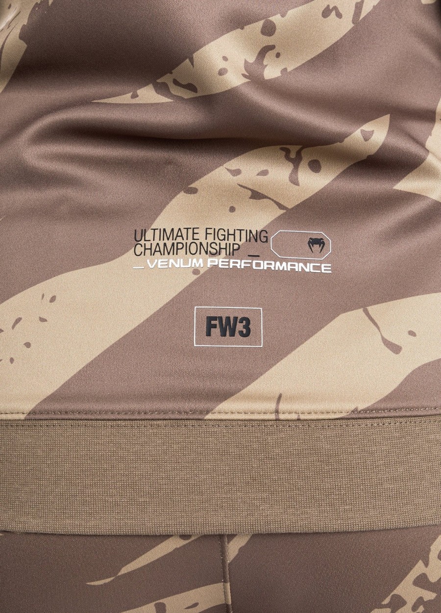 ufc adrenaline by venum fight week dame hættetrøje med lynlås - desert camo