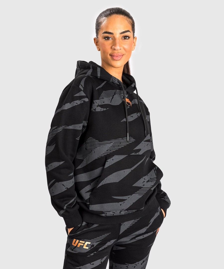 ufc adrenaline by venum fight week dame pullover-hættetrøje - urban camo