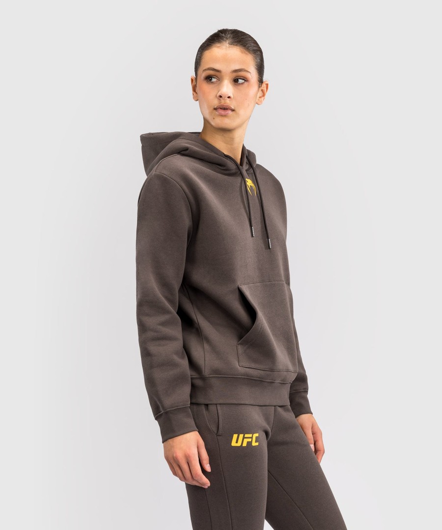 ufc fusion af venum fight week dame pullover-hættetrøje - ensfarvet jordbrun