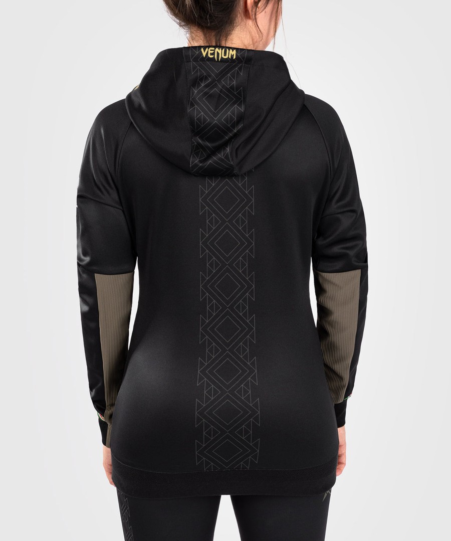 noche ufc af venum authentic fight night kvinders walkout hættetrøje - sort