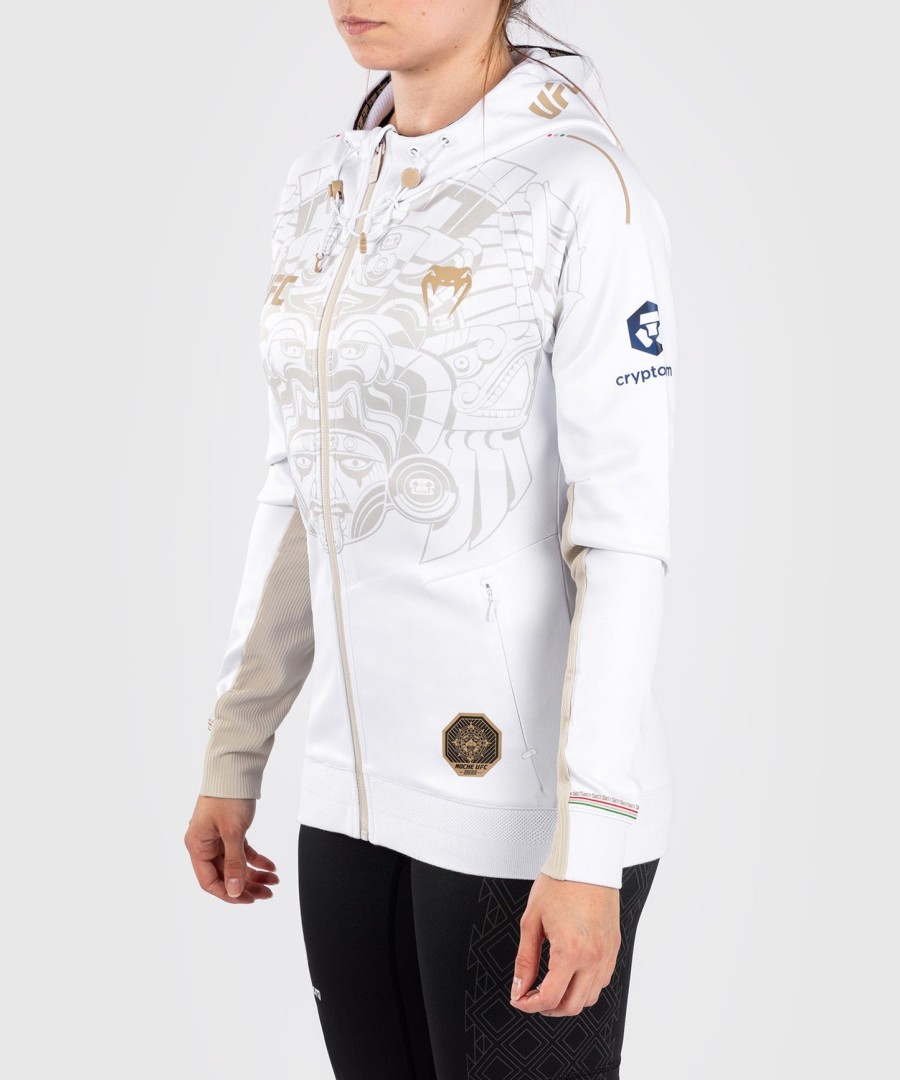 noche ufc by venum authentic fight night womens walkout-hættetrøje - hvid