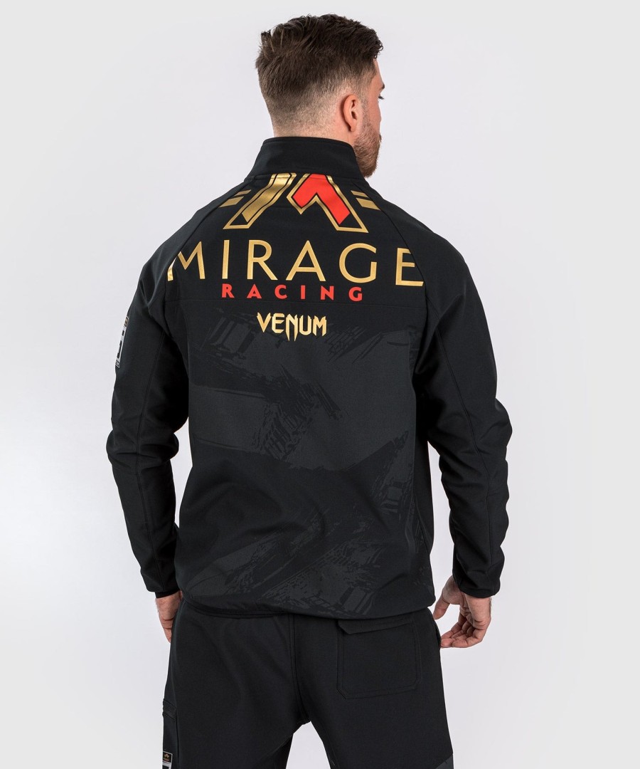 venum x mirage softshell jakke - sortguld