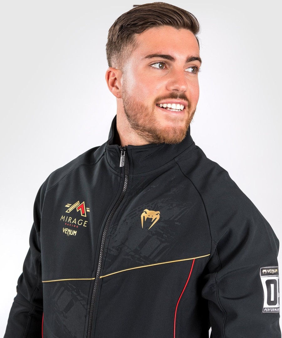 venum x mirage softshell jakke - sortguld