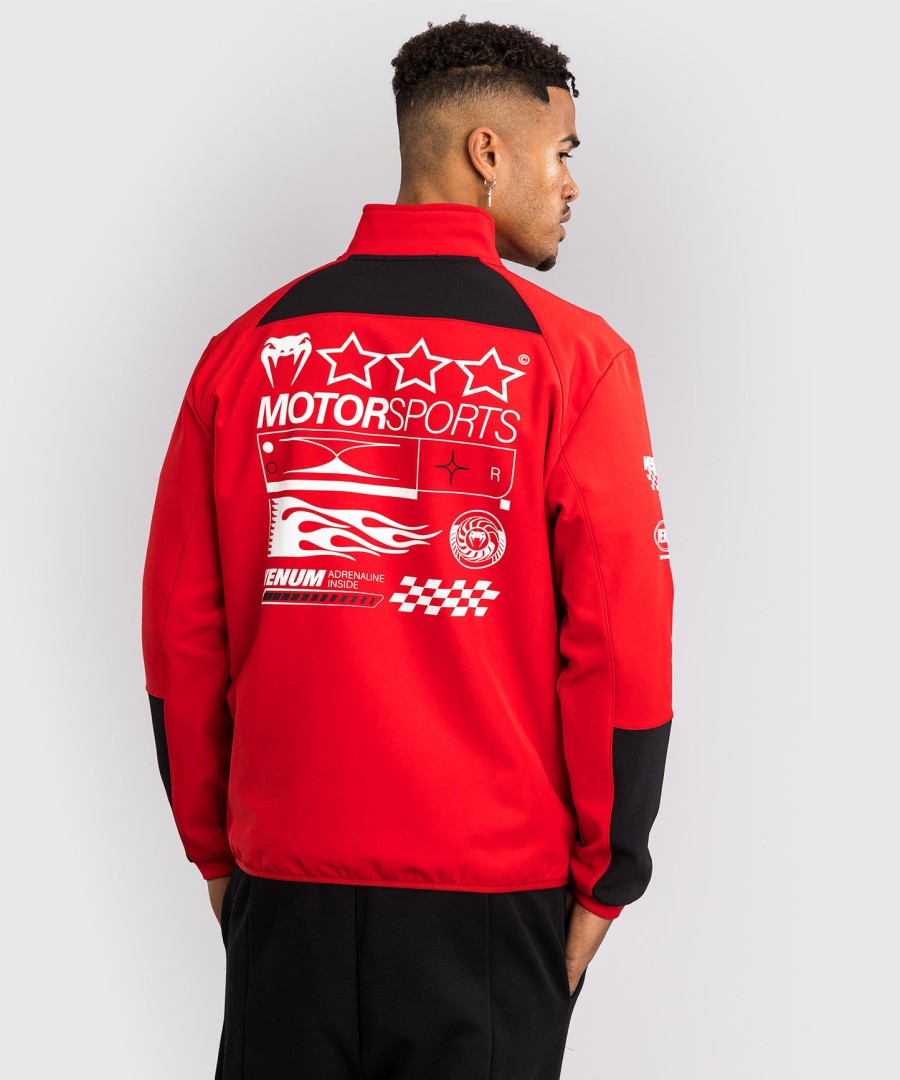 venum motorsport softshell jakke - racer rød