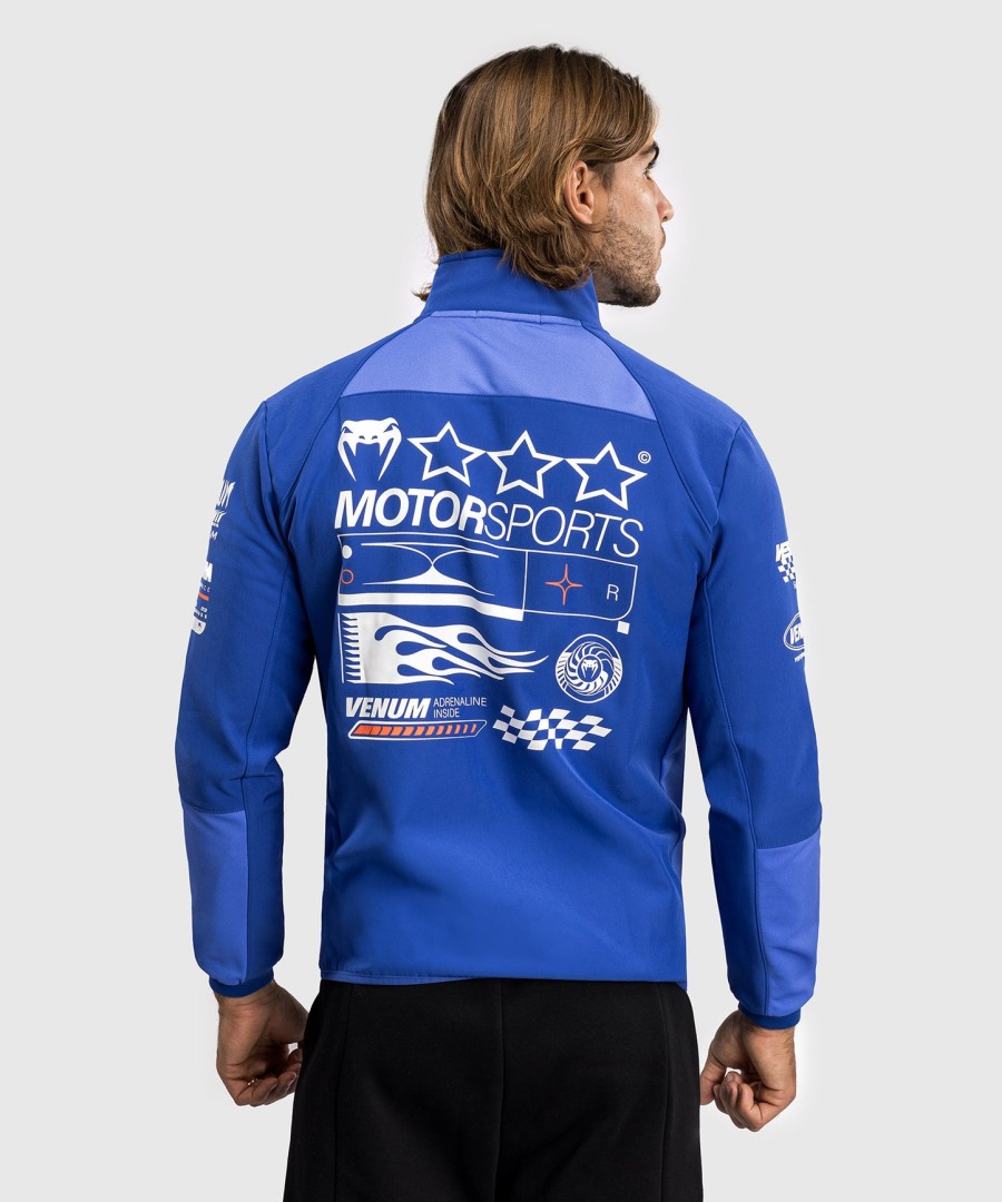 venum motorsport softshell jakke - kongeblå