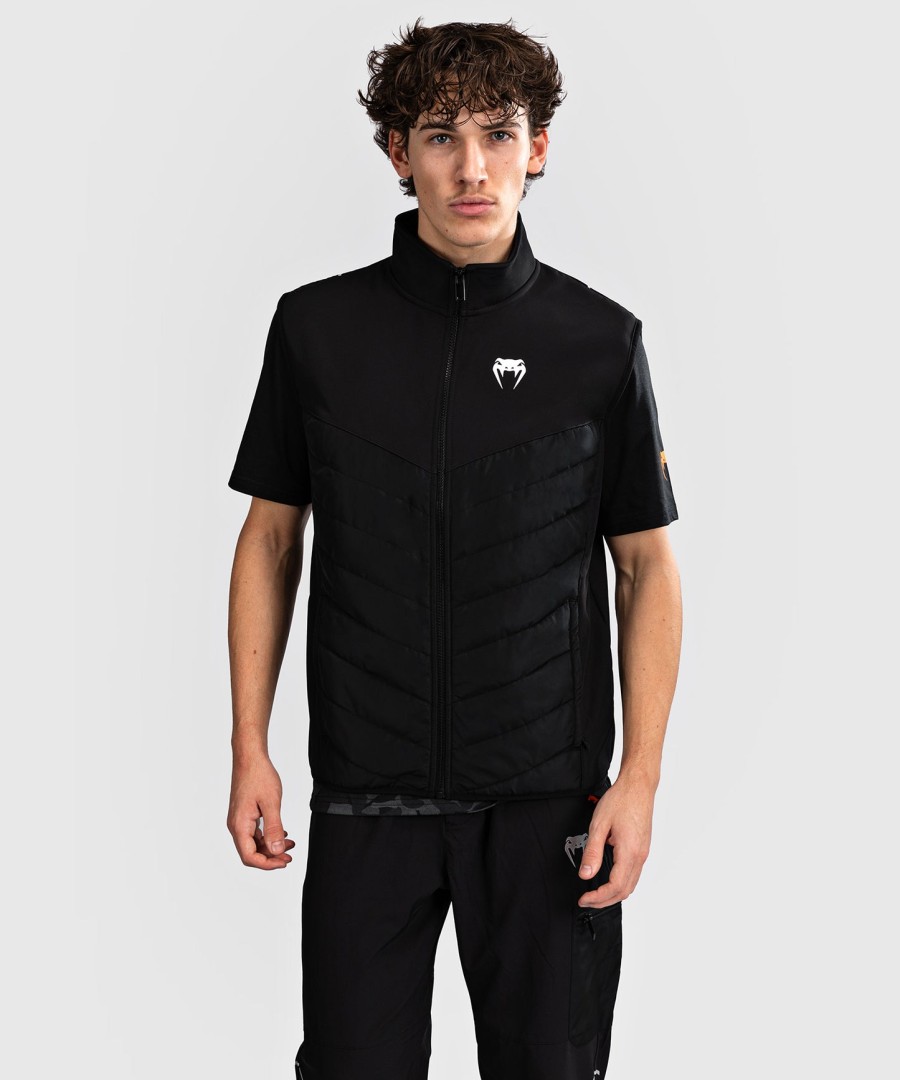 venum paddock softshell jakke kortærmet - sort