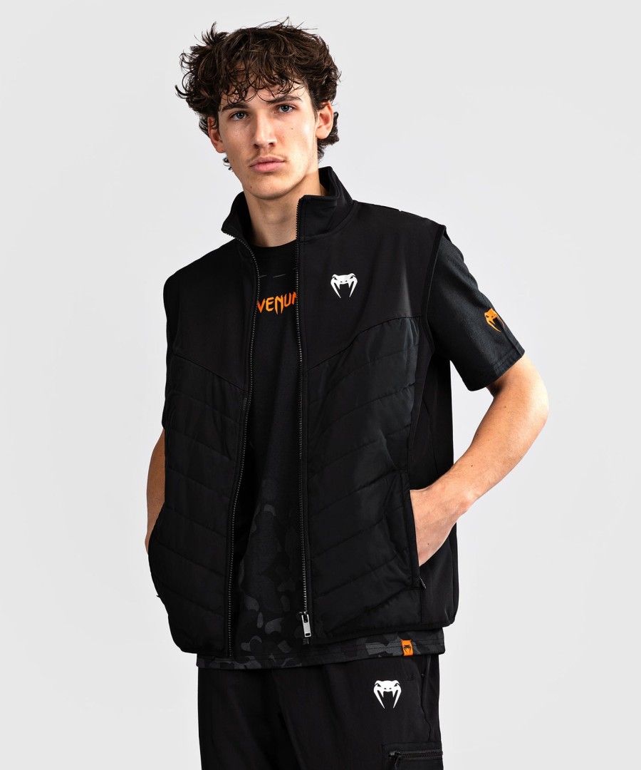 venum paddock softshell jakke kortærmet - sort