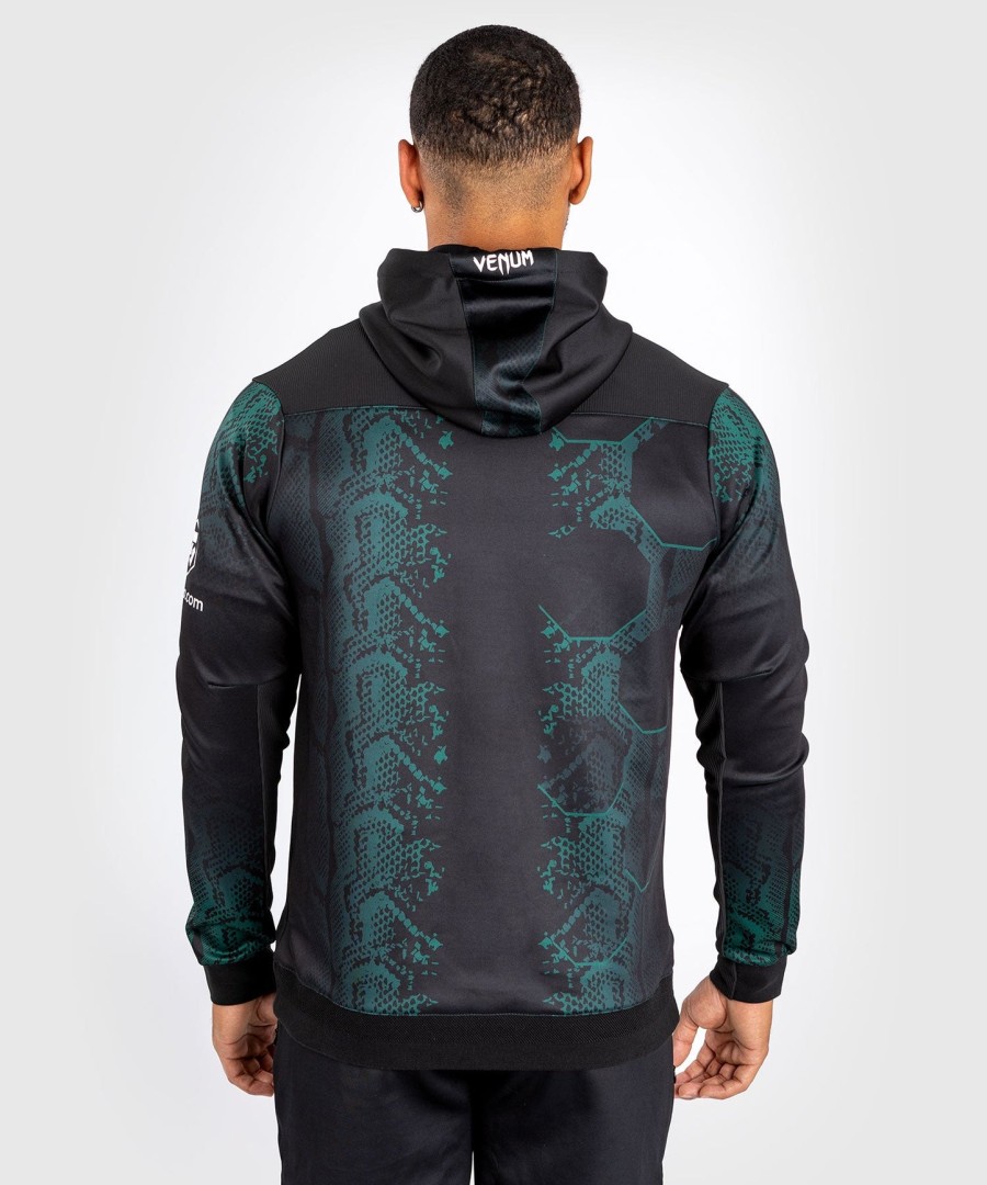 ufc adrenaline by venum authentic fight night herre walkout hættetrøje - emerald edition - grønsort