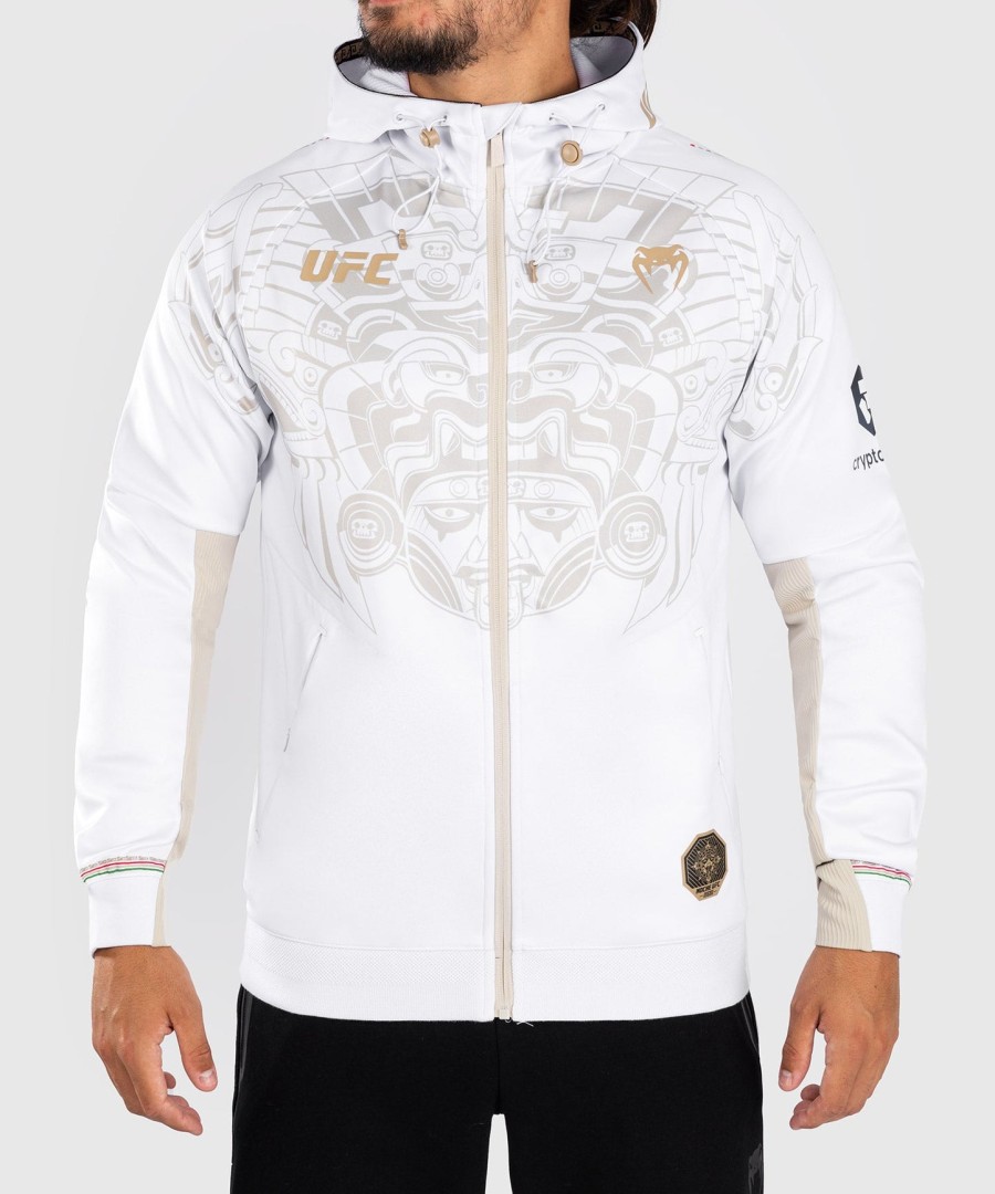 noche ufc af venum authentic fight night herre walkout hættetrøje - hvid