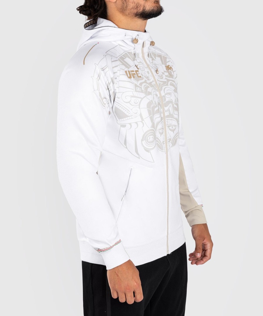 noche ufc af venum authentic fight night herre walkout hættetrøje - hvid