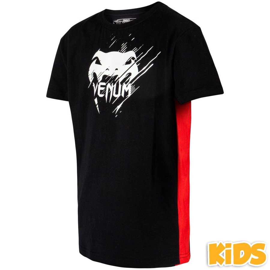 venum contender børne t-shirt - sortrød