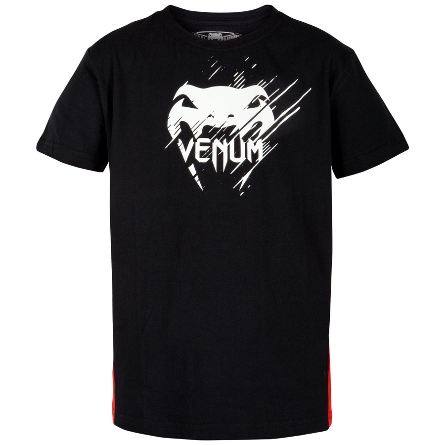 venum contender børne t-shirt - sortrød