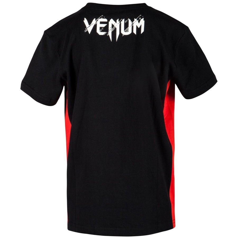 venum contender børne t-shirt - sortrød