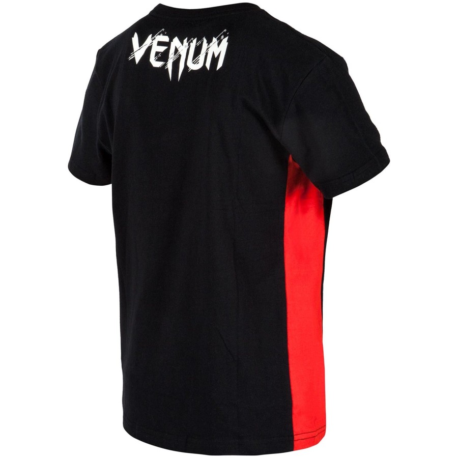 venum contender børne t-shirt - sortrød