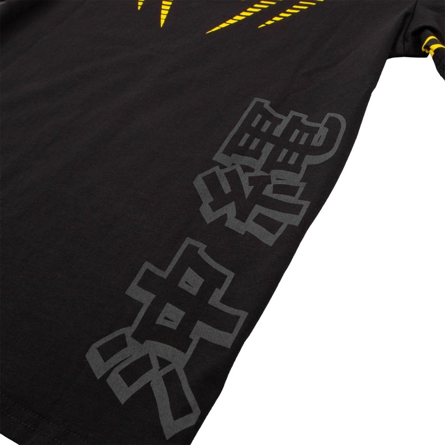 venum okinawa 2.0 børne t-shirt - sortgul - eksklusiv