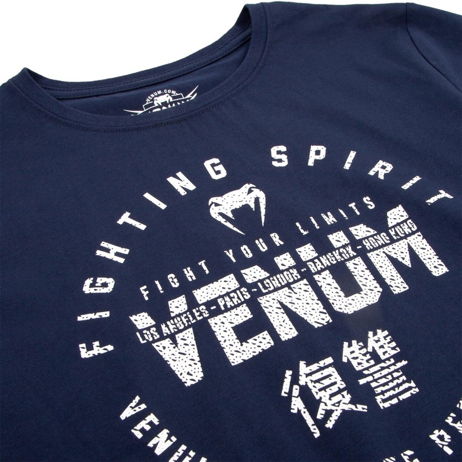 venum signature børne t-shirt - marineblå