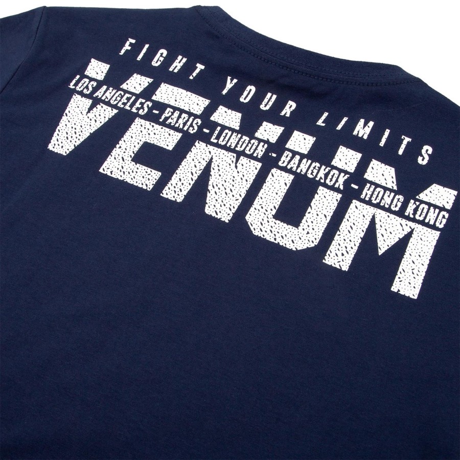 venum signature børne t-shirt - marineblå