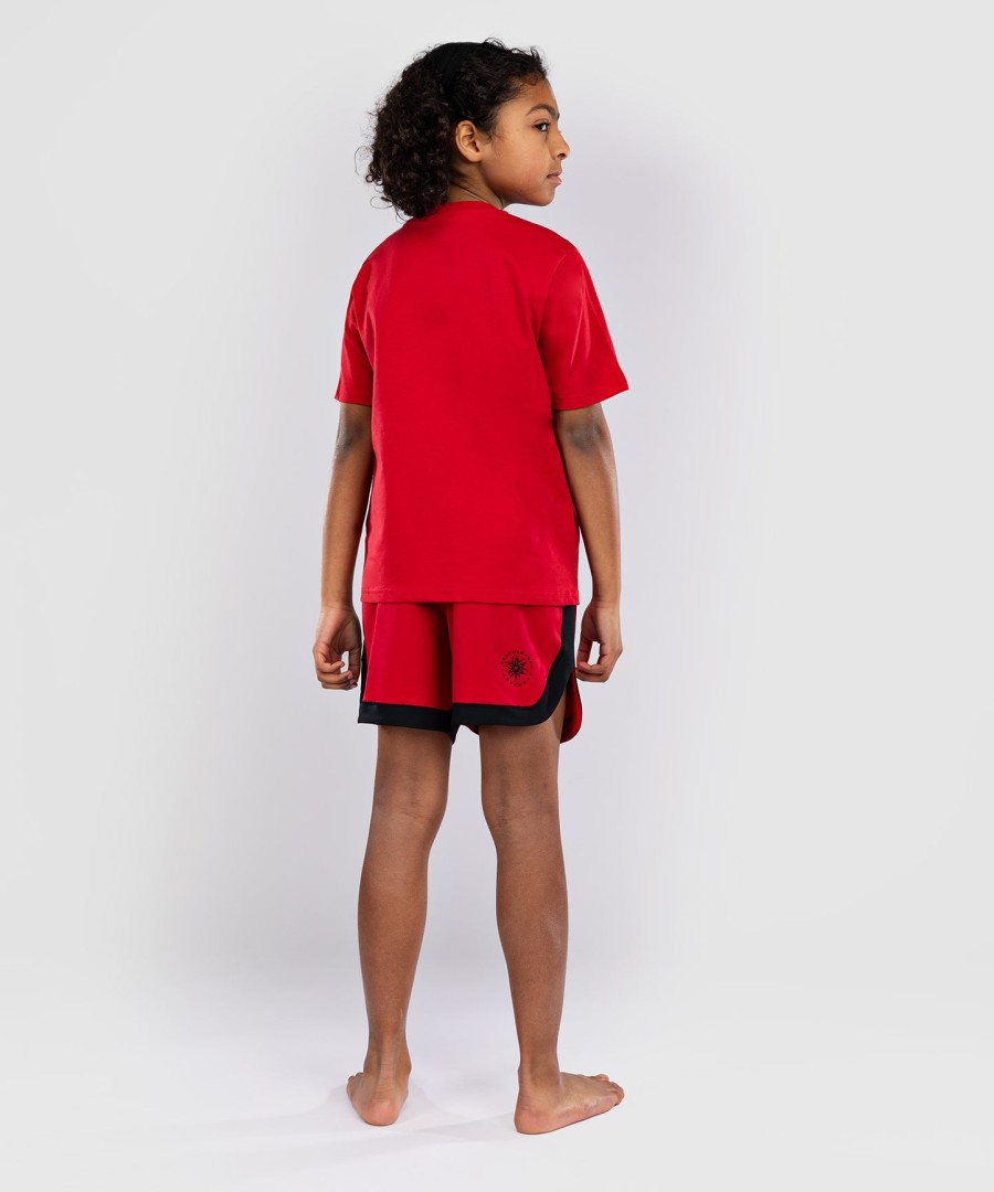 venum contender børne t-shirt - kirsebærrød