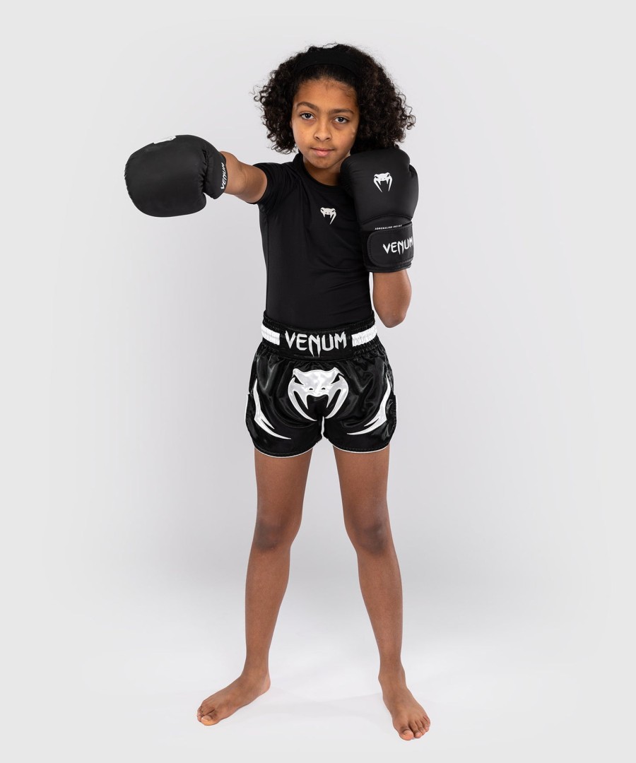 venum inferno børne thai shorts - sort