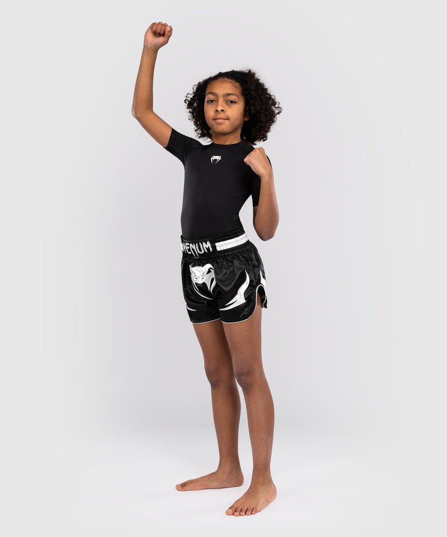 venum inferno børne thai shorts - sort