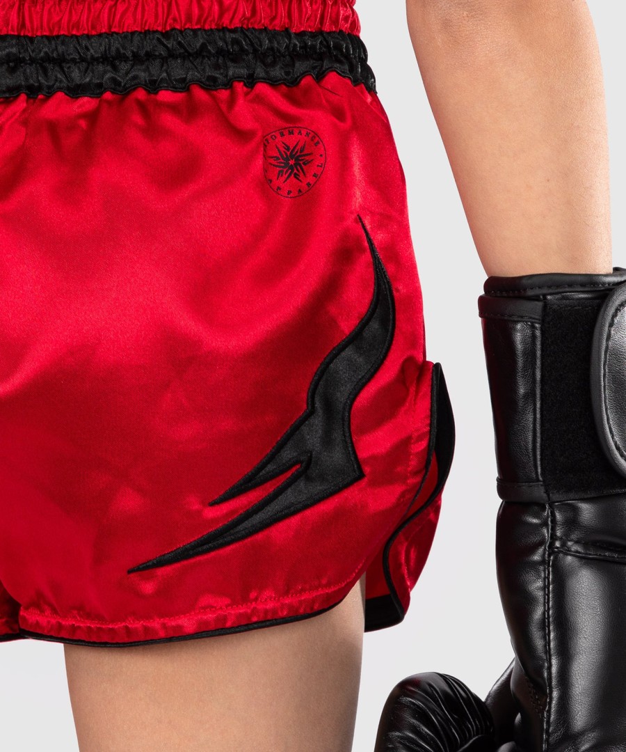 venum inferno børne thai shorts - kirsebærrød