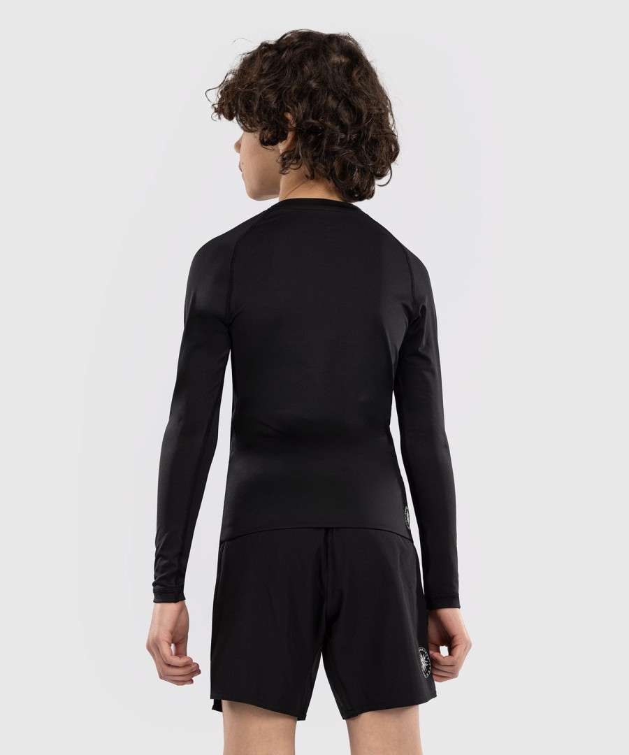 venum contender kids rashguards langærmet - sort
