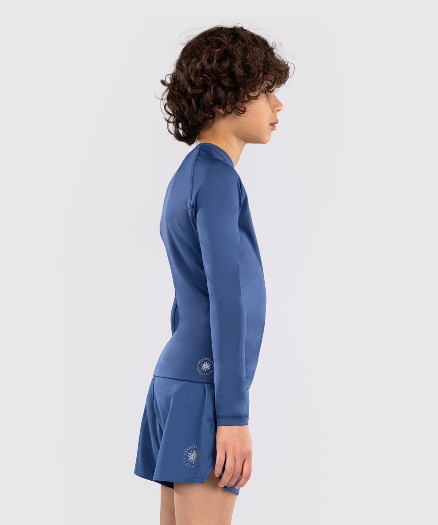venum contender kids rashguards langærmet - kongeblå