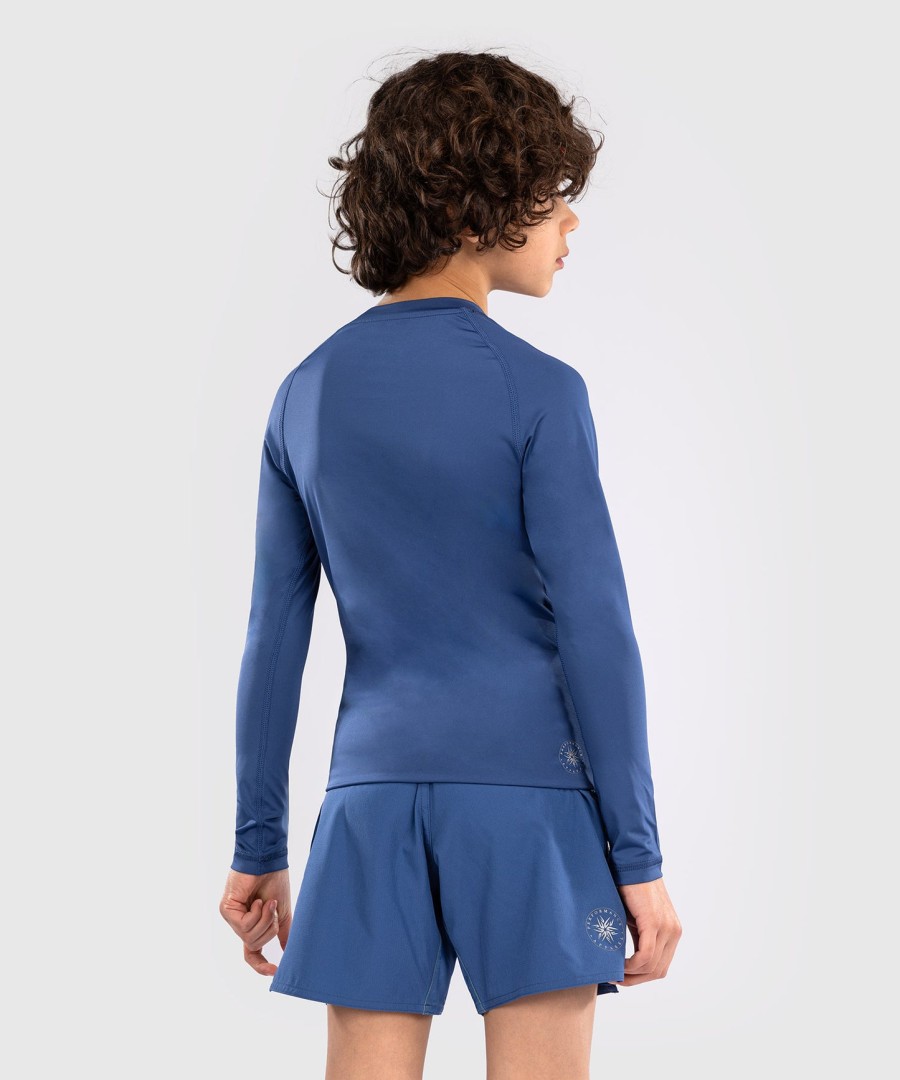 venum contender kids rashguards langærmet - kongeblå