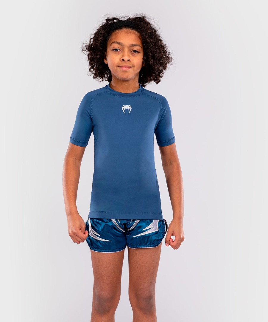 venum contender kids rashguards kortærmet - kongeblå
