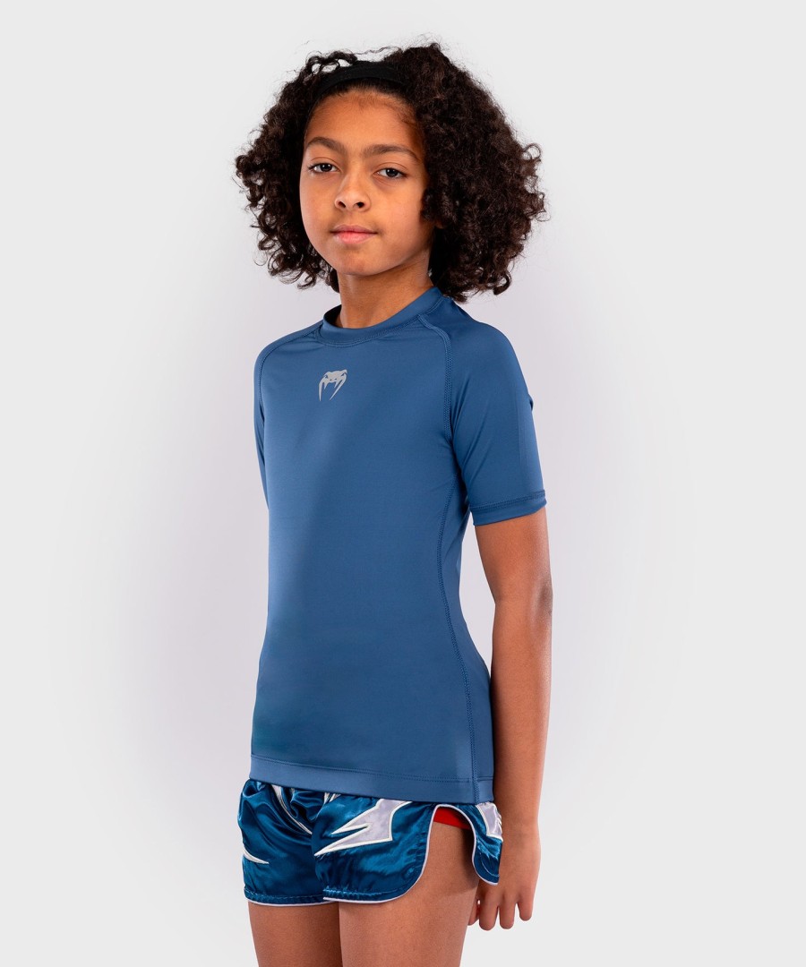 venum contender kids rashguards kortærmet - kongeblå