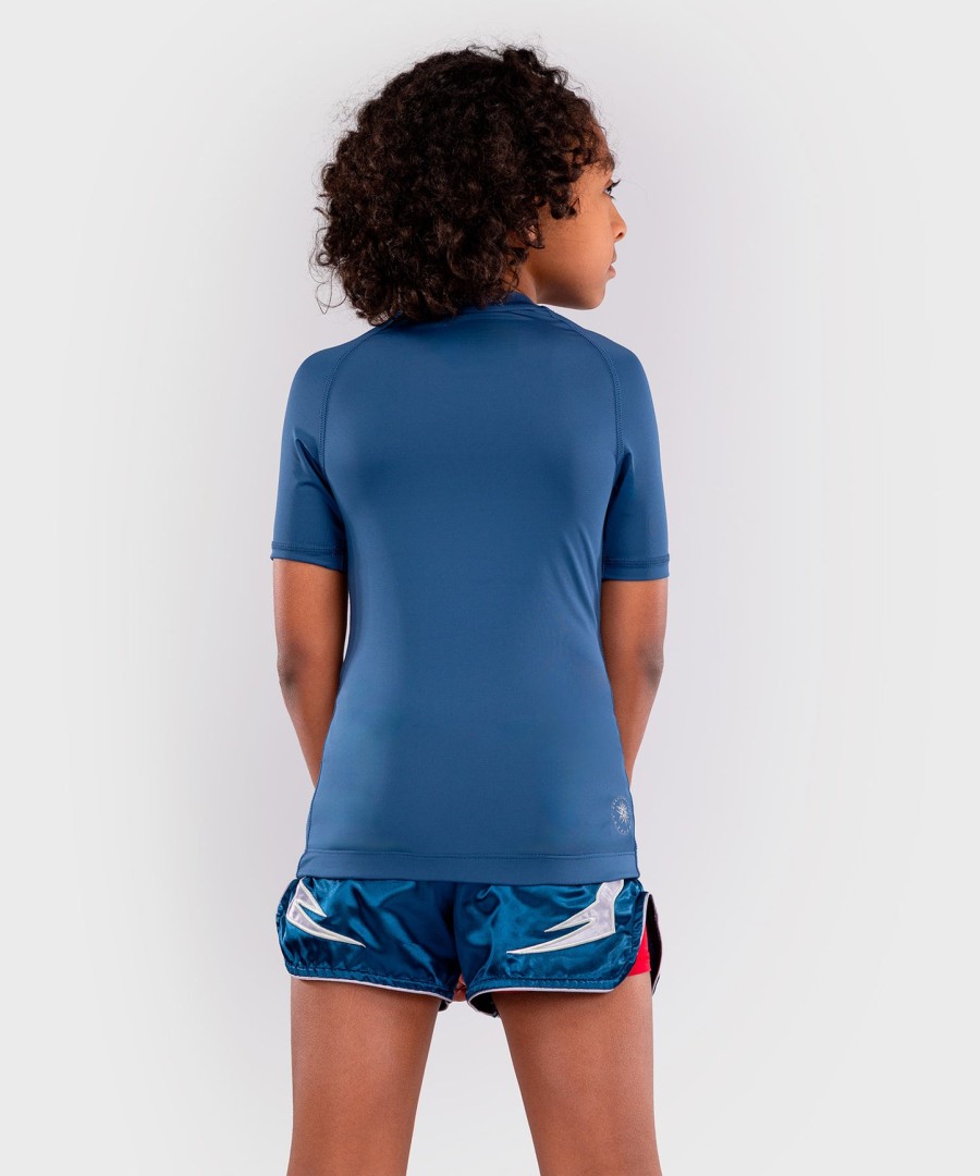 venum contender kids rashguards kortærmet - kongeblå