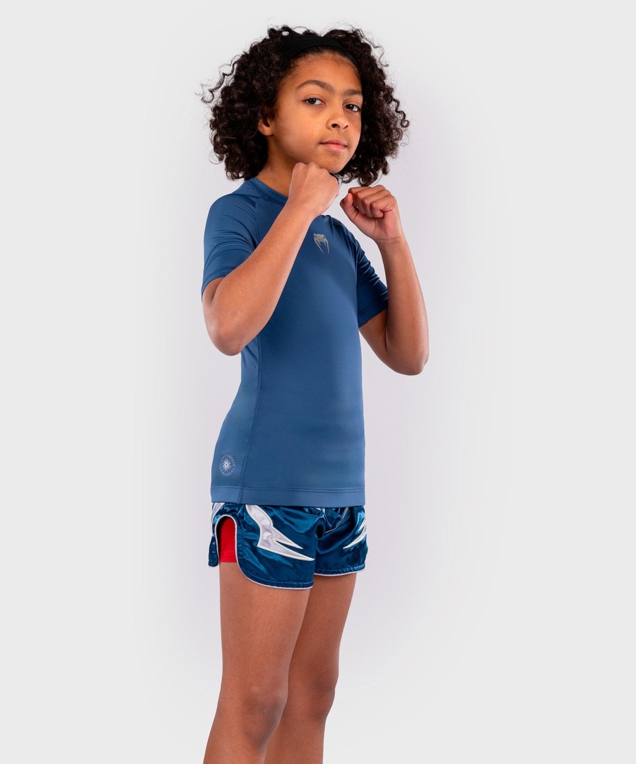 venum contender kids rashguards kortærmet - kongeblå