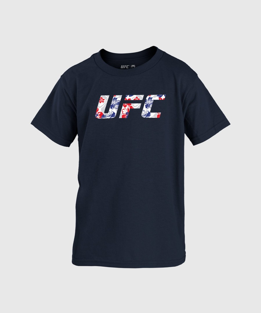 børne ufc unrivaled by venum marineblå max holloway t-shirt
