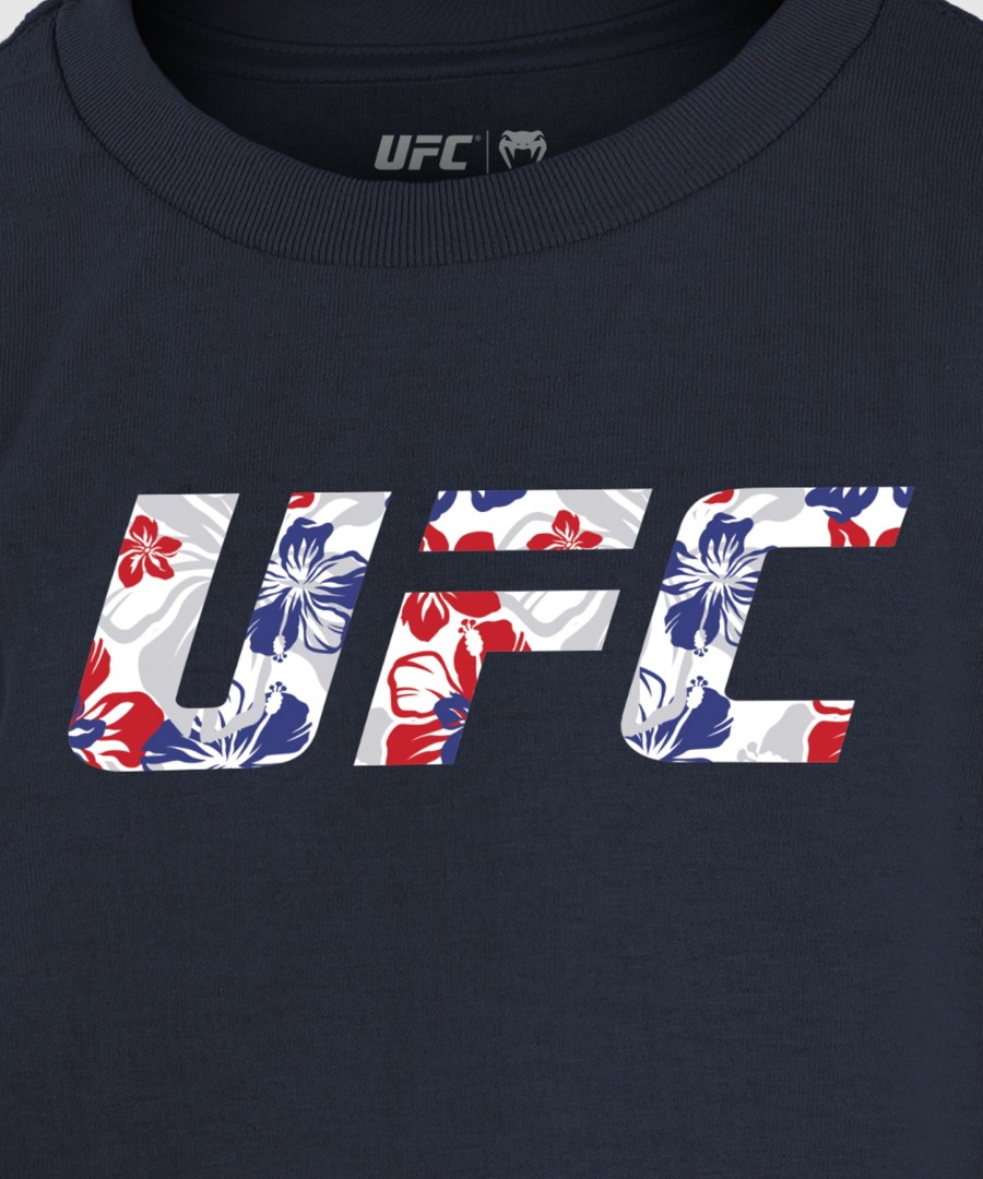 børne ufc unrivaled by venum marineblå max holloway t-shirt