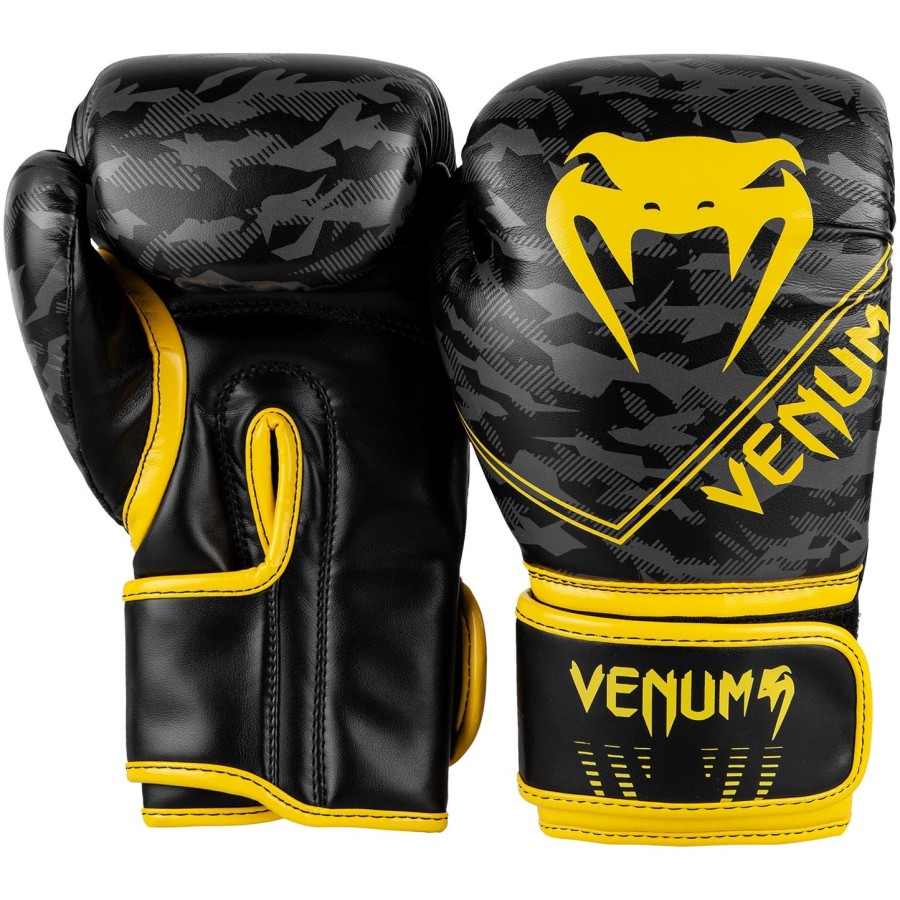 venum okinawa 2.0 børne boksehandsker - sortgul