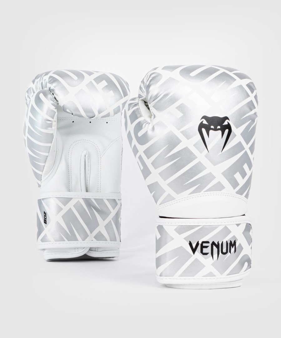 venum contender 1.5 xt børne boksehandsker - hvid-sølv