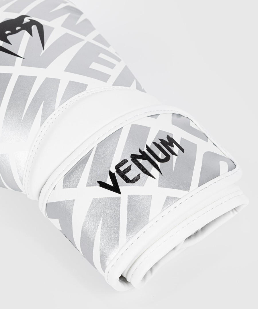 venum contender 1.5 xt børne boksehandsker - hvid-sølv