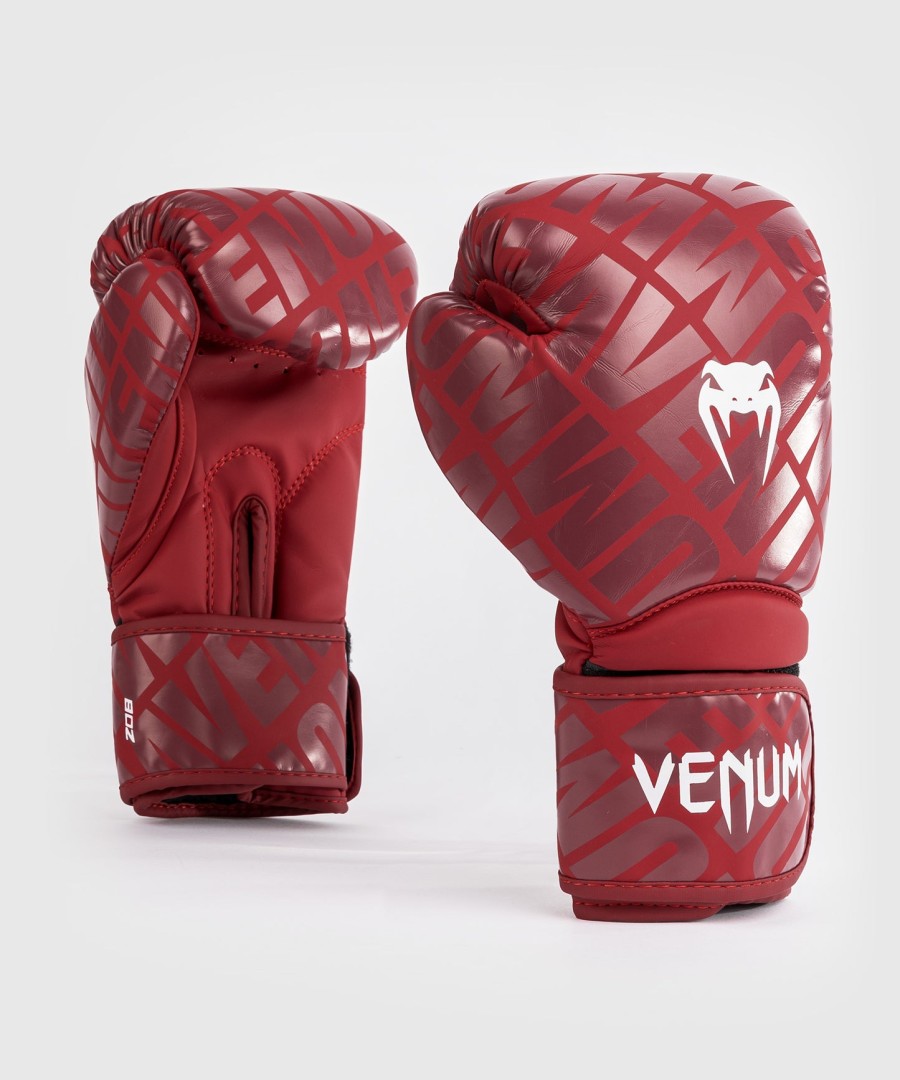 venum contender 1.5 xt børne boksehandsker - hvid-bordeauxrød