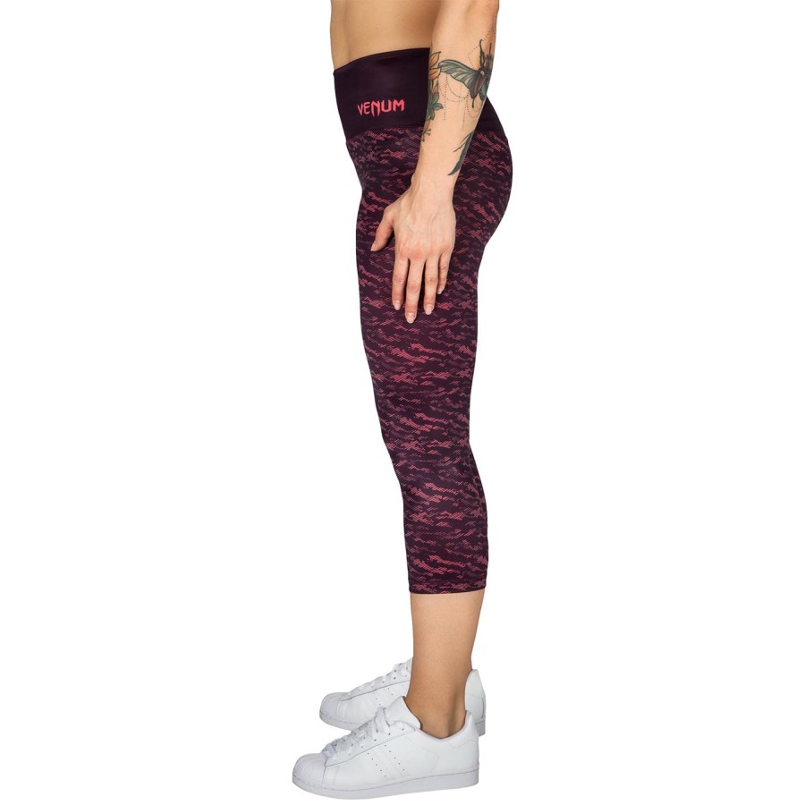 venum camoline cropped leggings - sortkoral