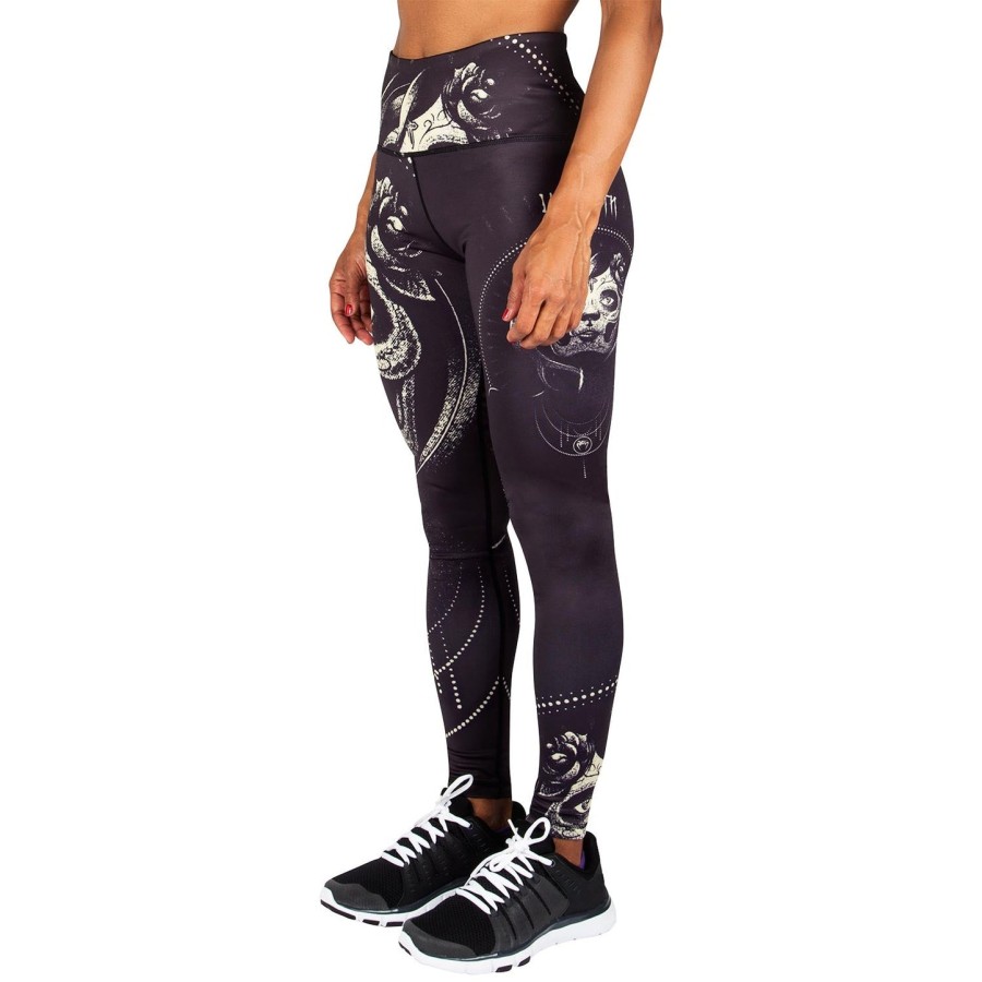 venum santa muerte leggings - sortgul