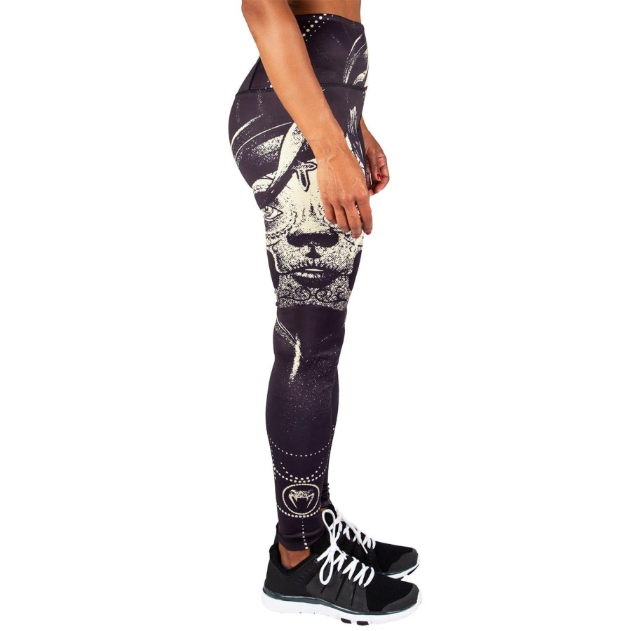 venum santa muerte leggings - sortgul