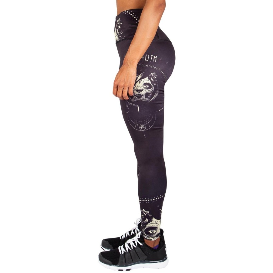 venum santa muerte leggings - sortgul