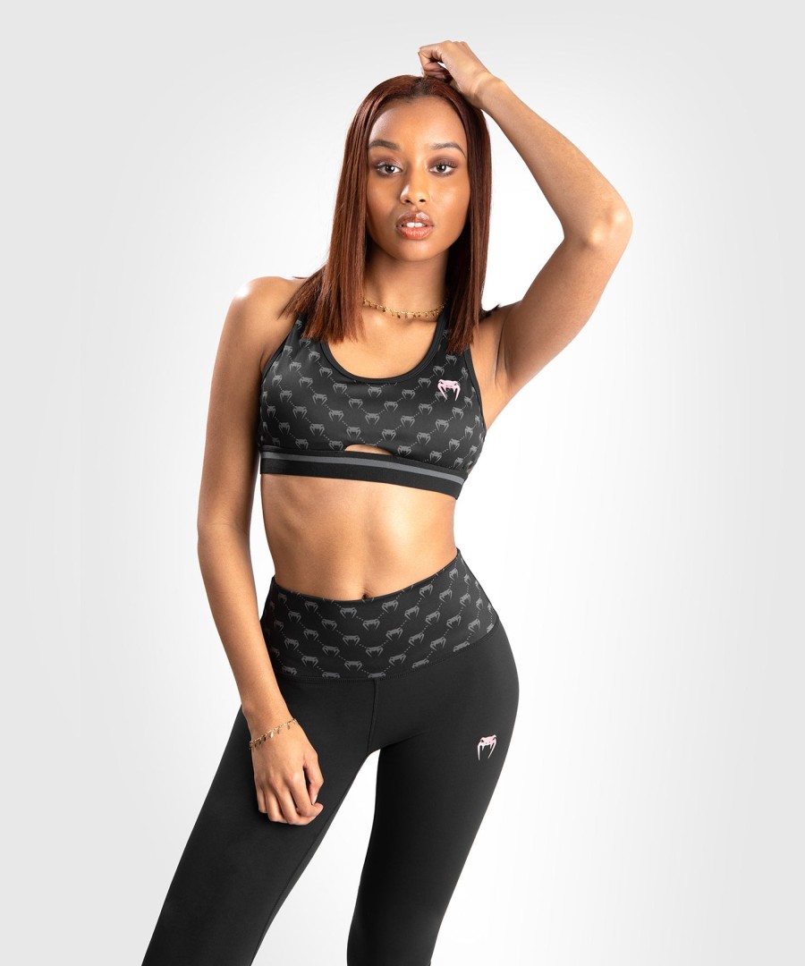 venum monogram leggings - sortpink guld